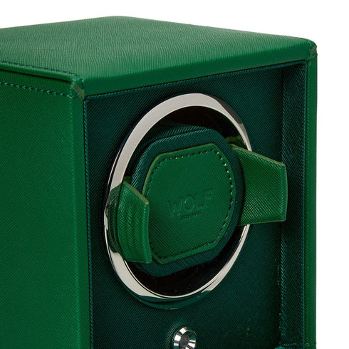 Cub Single Watch Winder With Cover (Tutti Frutti Green)